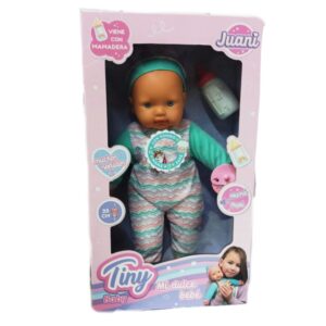 Bebe 39cm con sonidos y accesorios