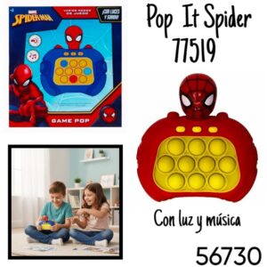 Pop It electronico Spider 77519 (56730)