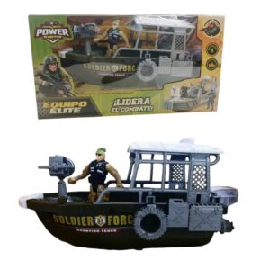 Set militar 76166 con barco y muñeco