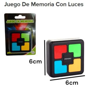 Juego de memoria con sonidos y luces 6cm blister 76155