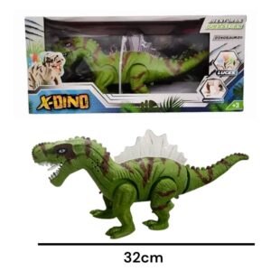 Dinosaurio 76105, con movimiento y luces.