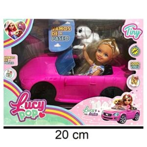 Muñeca Lucy con auto