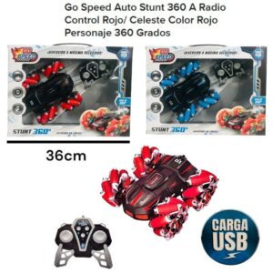 Auto a radio control Stunt Gira 360° Carga Usb