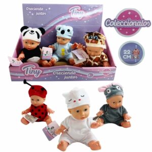 Bebe 22cm Tiny con gorro 77388