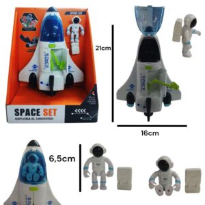 Espacial – Nave lunar con astronauta 77040