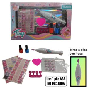 Uñas c/ torno a pilas Tiny 77373