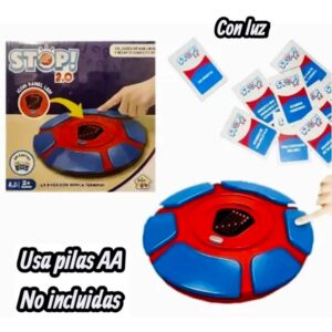 Juego  palabras stop 2.0 77763, con pantalla led .Misma dinamica del basta.Pilas no incluidas