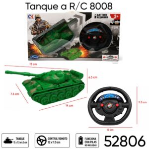 Tanque a radio control 8008 (52806)