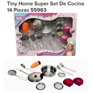 Bateria cocina metal 10 piezas Tiny 76744