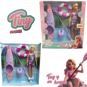 Muñeca tiny con kayak