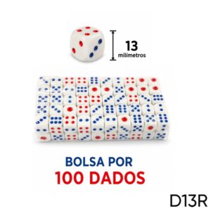 Dado 13mm , sevende en bolsa x 100 unid. Precio individual (D13R)