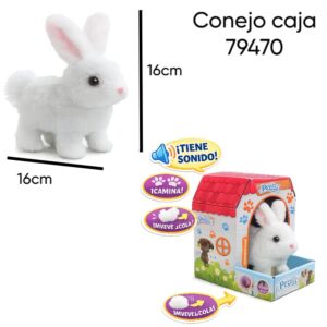 Conejo con sonido y movimiento 79470