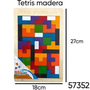 Encastre de madera formas trabado / tetris 79529