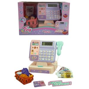 Registradora con accesorios y calculadora. Tiny 79544 Caja 26cm x 12cm