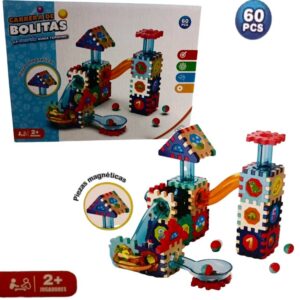 Juego de obstaculos. Carrera de bolitas 79675. Caja 22cm x 17cm