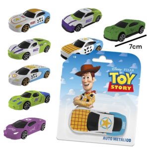 Auto 7cm Toy Story metalico. Precio indiv. Fraccionado en bolsas x 6 unidades