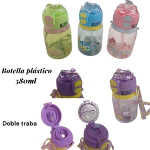 Botella plastico 580ml 864 con correa