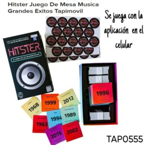 Juego musical Viral Hitster . Se usa con una aplicación en el celular.