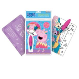 Agua wow Peppa. Carga agua en el pincel, pasas por las hojas y magicamente aparece el color.
