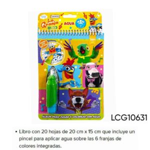 Agua wow La Granja . Carga agua en el pincel,y pasas por las hojas,magicamente aparece el color