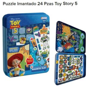 Rompecabezas Magnetico Toy Story. 2 juegos: Puzzle x 24 piezas y crea tus historias.