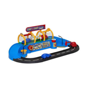 Car wash de 60cm x 39cm x 20cm,incluye 2 autos y es para usar con agua