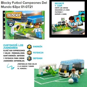 Blocky Futbol 63 piezas