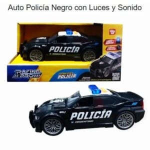Camioneta policia con luces y sonido Racing Pro