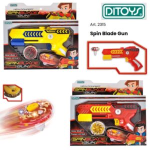 Trompo spin blade con pistola lanzadora