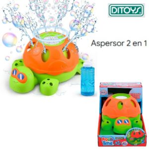 Burbujero y lanzador de agua tortuga,linea aqua time