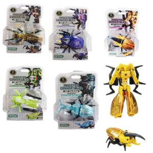 Transformer convertible insectos con partes metalicas