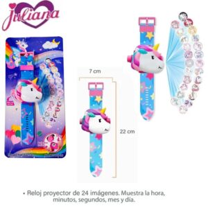 Reloj proyector Unicornio Juliana