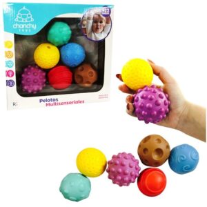 Chifles pelotas sensoriales x6