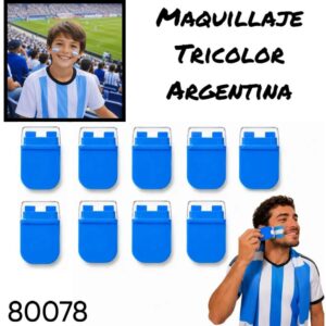 Maquillaje Artistico Argentina Tricolor
