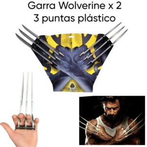 Garra 3 puntas Wolverine x 2