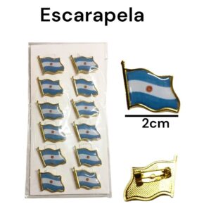 Escarapela Prendedor Argentina Blister x 12u.