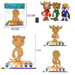 Set arte mundial Mascota