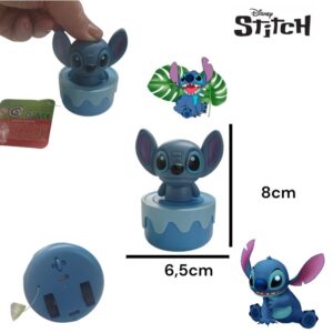 Muñeco Stitch Press and go, Aprieta la cabeza y sale disparado