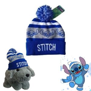 Gorro de lana de stitch