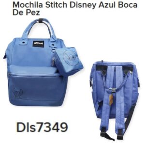 Mochila 16 pulgadas Stitch boca de pez 634