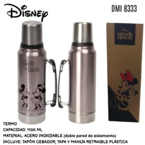 Termo acero inox 1100cc Minnie 8333
