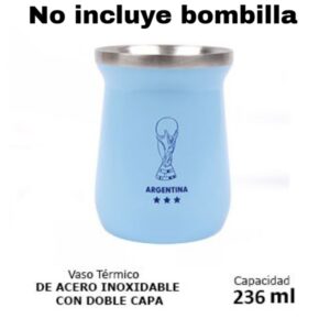 Mate acero 236ml AFA Argentina