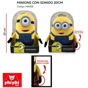 Peluche Minnions con sonido en caja (MN058)