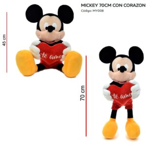Mickey con corazon de 70 cm art my008