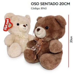 Peluche Oso sentado 20cm (8143)