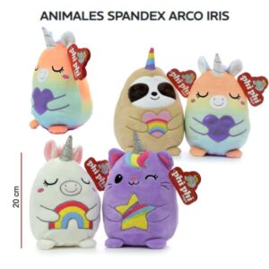 Animal arco iris spandex 20cm