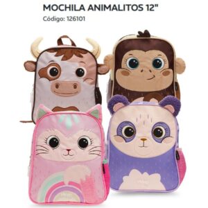 Mochila 12 pulgadas Animalitos 126101
