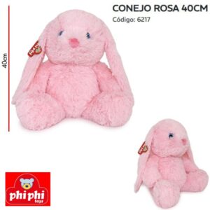 Conejo Rosa 40cm (6217)