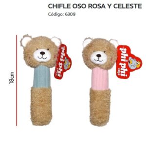 Sonajeo chifle peluche oso 18cm