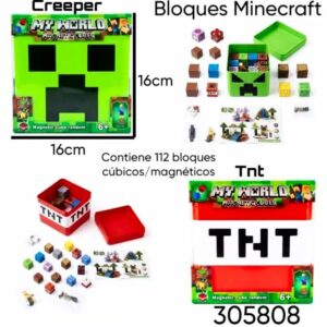 Bloque magnetico cubox 112 piezas My World (305808)